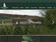 Tablet Screenshot of dutchmantreefarms.com